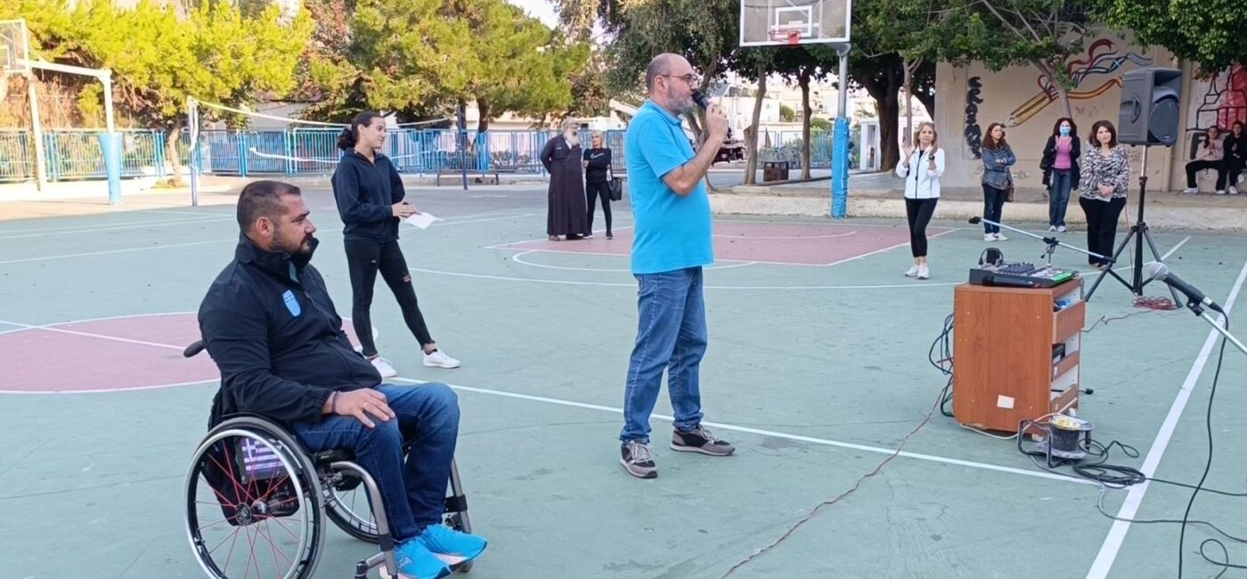 Ο Χρυσός Παραολυμπιονίκης, Μανώλης Στεφανουδάκης στα σχολεία μας!